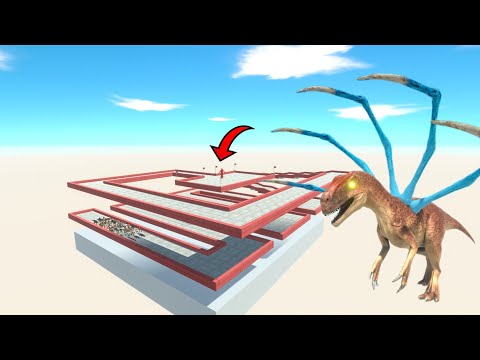 Escape From Alien Allosaurus - Last Survivor - Animal Revolt Battle Simulator
