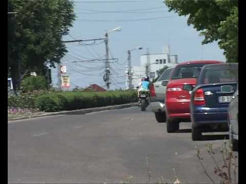 motor la semafor in vaslui