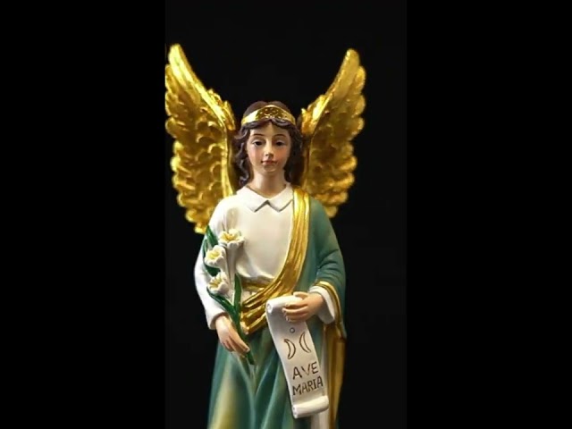 Vídeo relacionado con Garneck Figurita de Estatua de Demonio Matador El Mensajero Arcángel Figurita Decorativa Estatua Decoración del Hogar