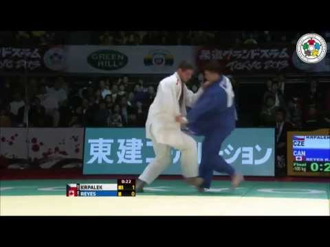 Judo Grand Slam Tokyo 2013: Lukas KRPALEK (CZE) - Kyle REYES (CAN) Final [-100kg]