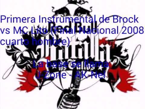 Primera instrumental de Brock vs MC Lito (2008)
