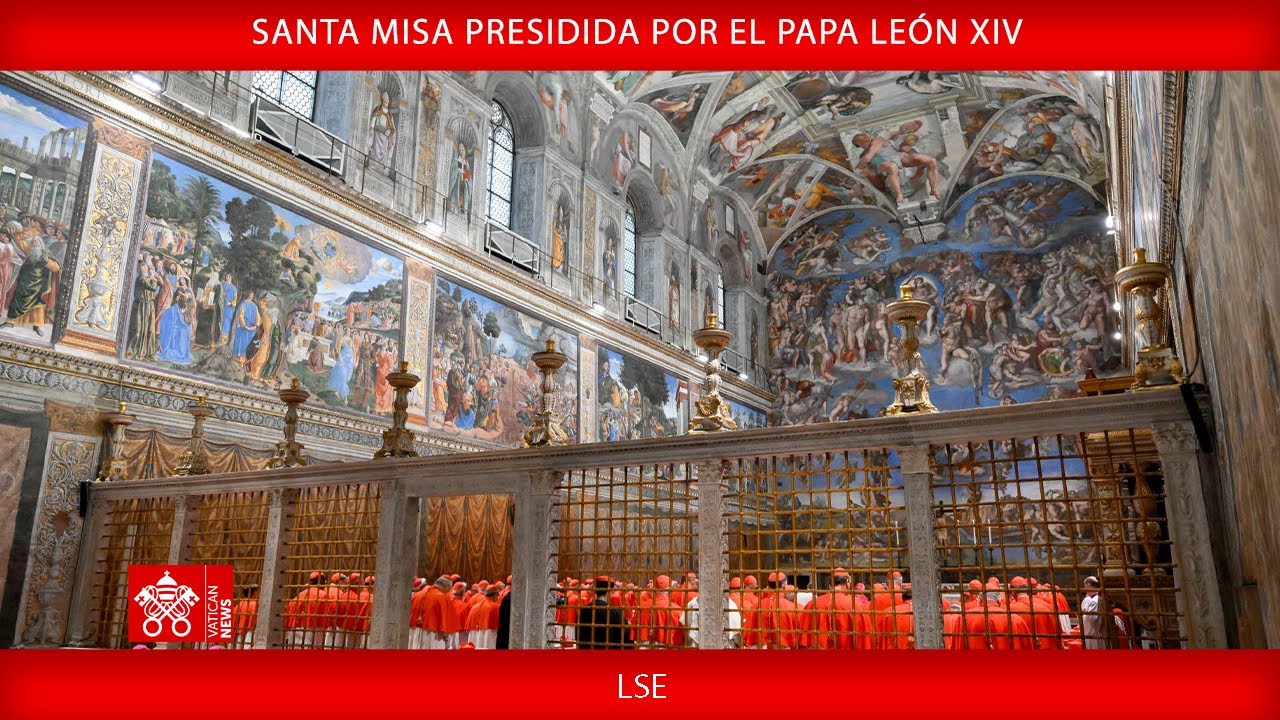9 de mayo de 2025, Santa Misa presidida por el Papa León XIV,  LSE