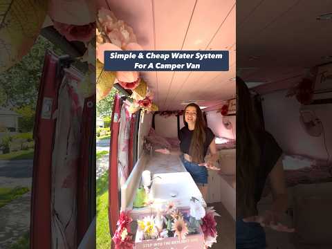 My Sink In My Van…. Cheap & Simple Water System For Camper Vans & Van Builds