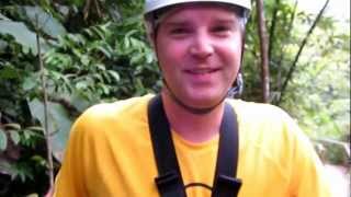 preview picture of video 'Kaitlin & Brannen Ziplining in St. Lucia'