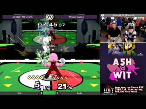 Kels (Fox, Sheik) vs Knubs (Luigi) - ASH@WIT #59 Melee Winner's Quarters