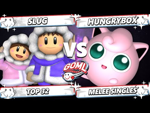 GOML 2025 - SluG (Ice Climbers) Vs. Hungrybox (Jigglypuff) Smash Melee - SSBM