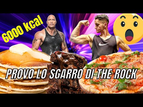 PROVO IL CHEAT DAY DI THE ROCK - 6000 kcal 🥞🍕🍫