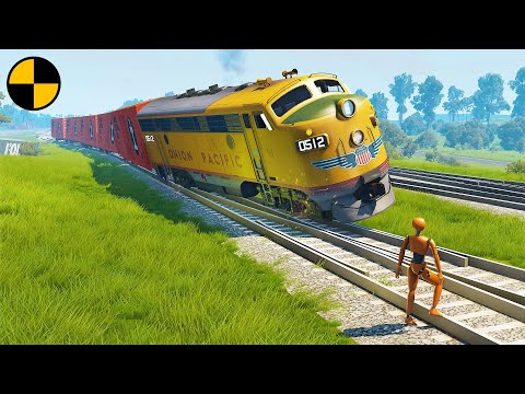Train Station Adventures 😱 BeamNG.Drive