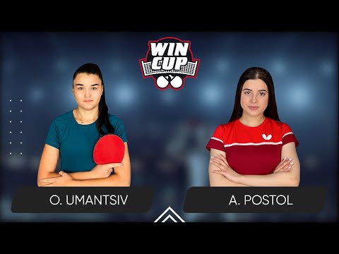 13:30 Olha Umantsiv - Anastasiia Postol 18.08.2024 | Table Tennis WINCUP Women Master 1