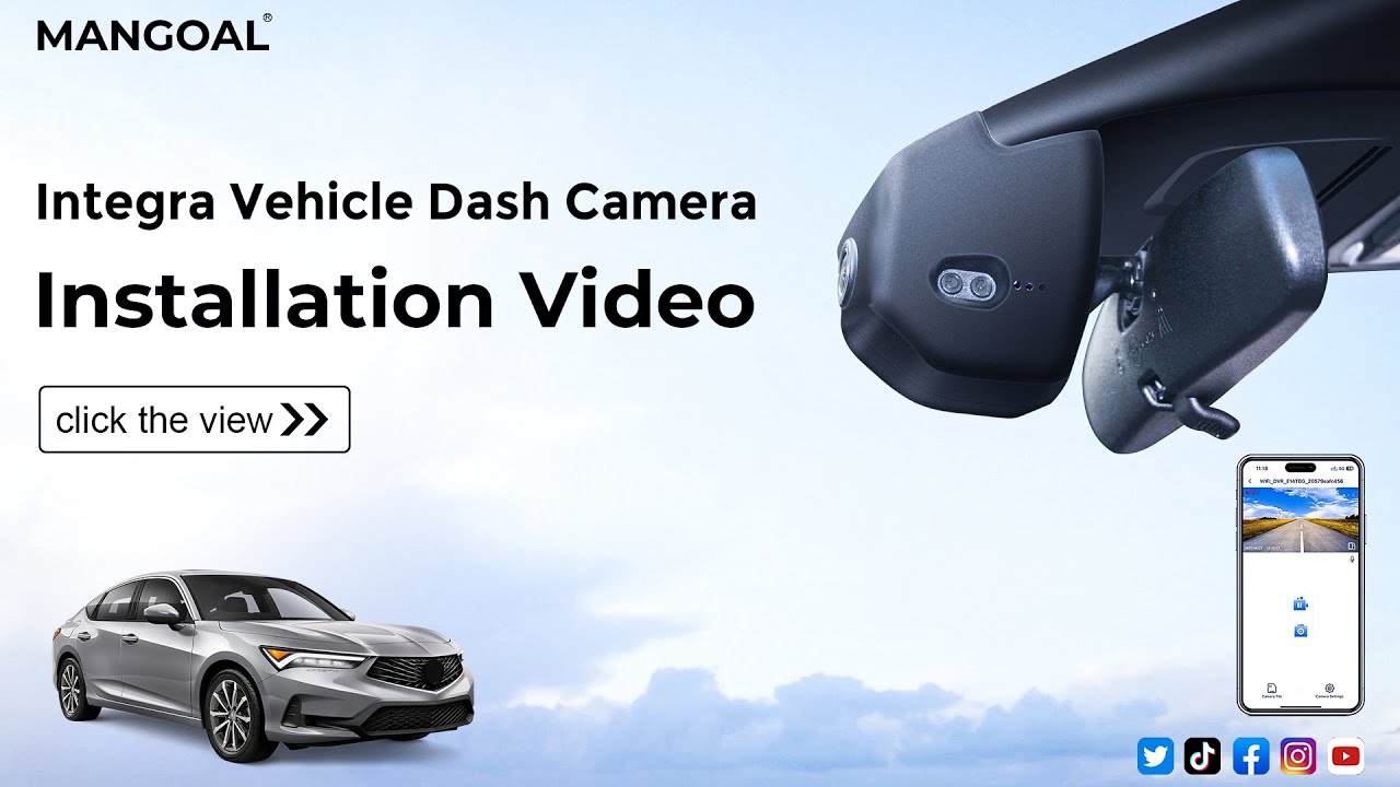 Acura Integra 2023-2025 028G Dash Cam Installation