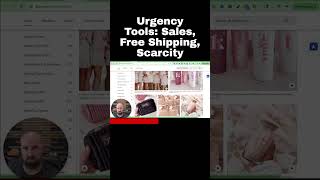 Urgency Tools: Sales, Free Shipping, Scarcity