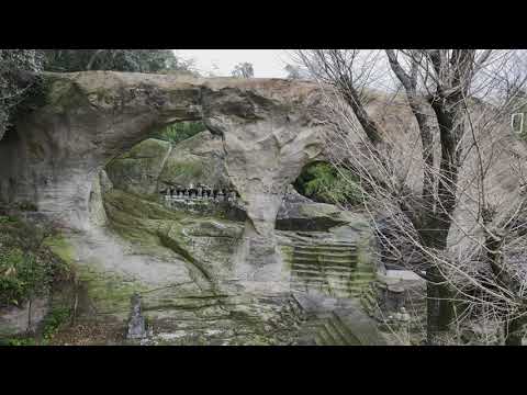 4K動画　眼鏡岩
