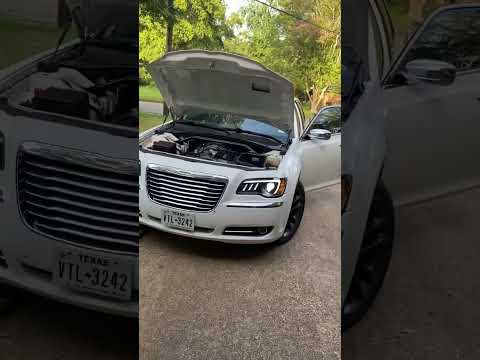 Headlight housing swap on the 2011 300c👀 #mopar #300 #chrysler #dodge #srt #headlights #swap