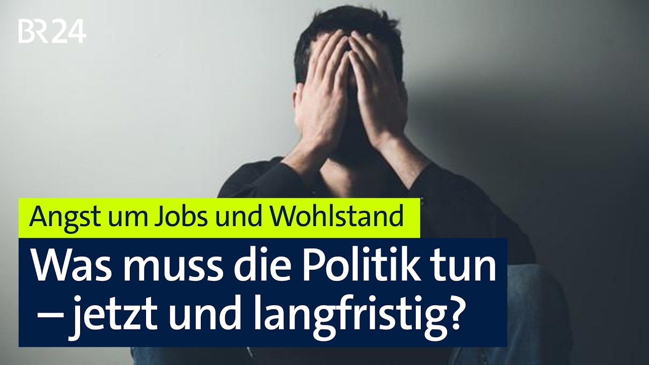 Angst um Jobs und Wohlstand – Wie kommen wir aus der Krise? | Münchner Runde | BR24live