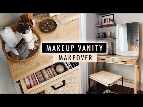 image-What can be used as a makeup vanity?