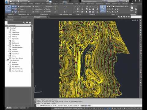 Civil 3D - Creating a surface from existing contours (Polylines)