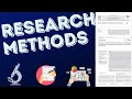 How To Write A Journal Article Methods Section || The 3 step process to writing research methods