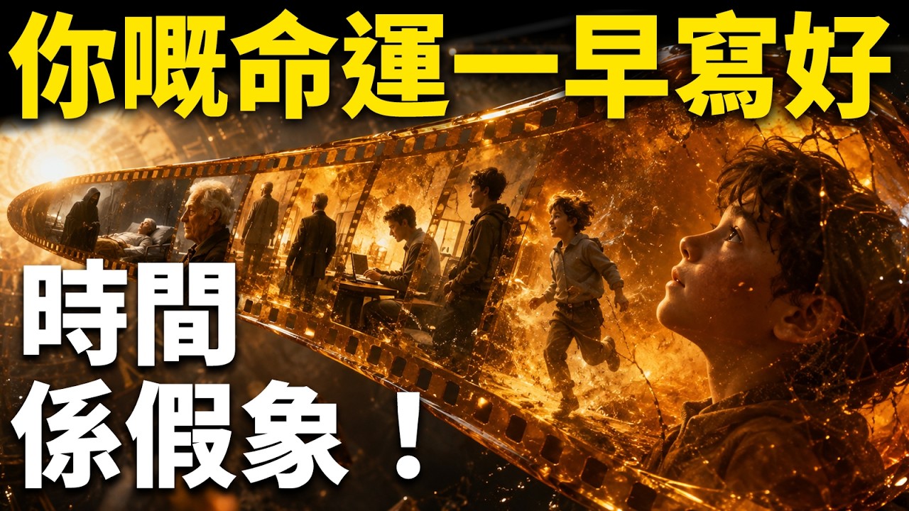 【粵語·廣東話】時間根本唔存在？物理學最顛覆嘅理論，原來過去同未來，其實係同時發生！