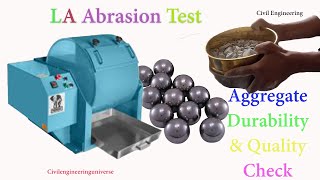 How to check LA Abrasion Test Explained | Aggregate Durability & Quality Check