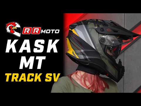MT TRACK SV _ adventure kask motocyklowy na asfalt i teren | ECE 22.06, blenda