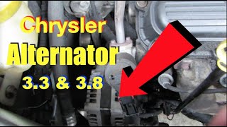 Alternator Replacement 3.3 and 3.8 Chrysler Town and Country
