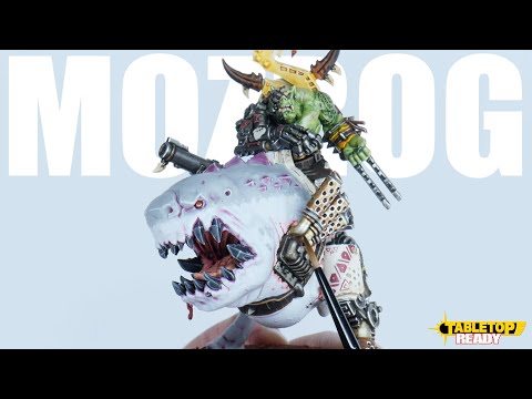 How To Paint Mozrog Skragbad, The Snakebites Beast Snagga Orks Character from Warhammer 40,000