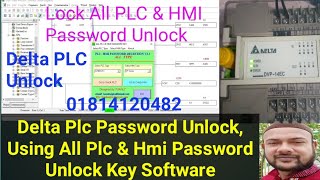 Delta Plc Password Unlock, Using All Plc & Hmi Password Unlock Key Software