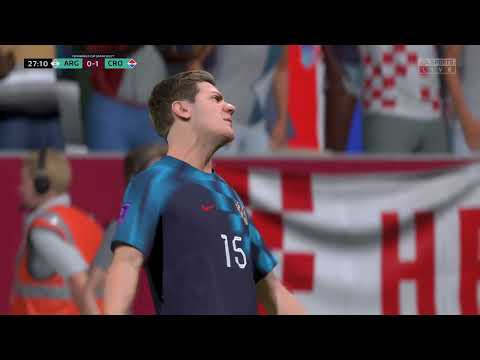FIFA World Cup 2022 Qatar | Argentina vs Croatia | Full Match 2023 | PS5 PS4 XBOX PC RTX 3070 HDR