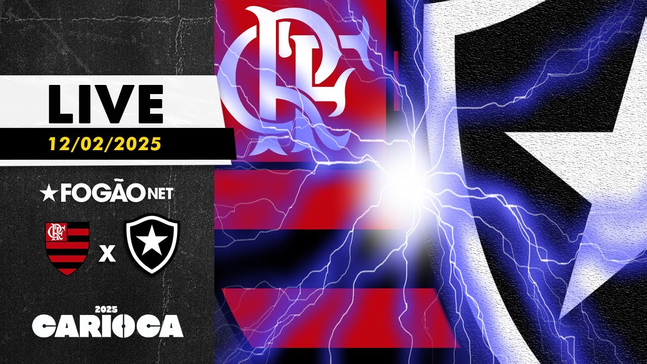 LIVE | Pré-jogo de Flamengo x Botafogo pela 7ª rodada do Campeonato Carioca 2025