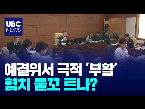 예결위서 극적 부활,협치 물꼬 트나?