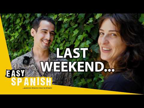 Slow Spanish Conversation to Practise Past Tenses | Super Easy Spanish 128