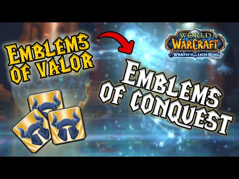 Get BiS Gear with Emblems of Conquest  - Wotlk phase 2