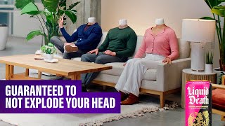 Liquid Death ⚡ Exploding Heads (Super Bowl 2026)