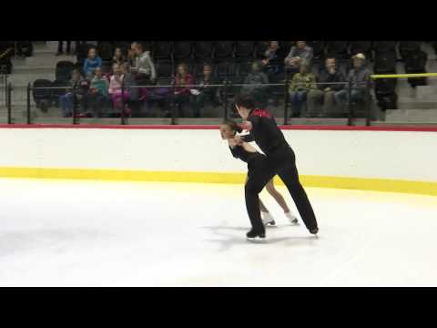 ISU 2014 Jr Grand Prix Tallinn Pairs Free Skate Mary ORR / Phelan SIMPSON CAN