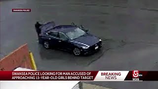 Man accused of approaching teenage girls behind store