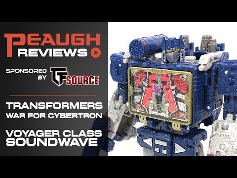 Video Review: Transformers: War for Cybertron SIEGE - Voyager SOUNDWAVE