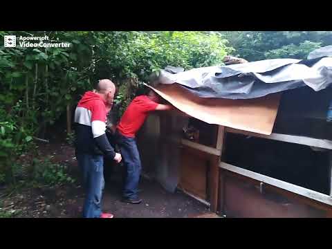 Odbudowa lokum ,po zniszczeniu przez wandali . Odc.83 #bezdomni #pomoc