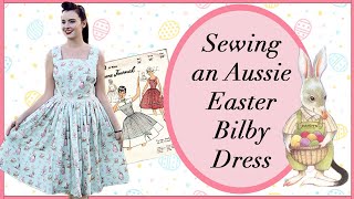 Sewing an Aussie Easter Bilby Dress using a 1950s Home Journal Pattern - Vintage Sewing Adventures