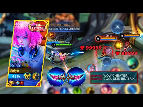 BUFFED BEATRIX IS HERE!! ONE SHOT IS BACK🔥 -MLBB