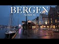Bergen Walking Tour At Night Rainy Stroll Through Norway S Hanseatic City