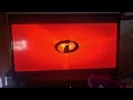 The Incredibles 2004 DVD Opening Fullscreen Version