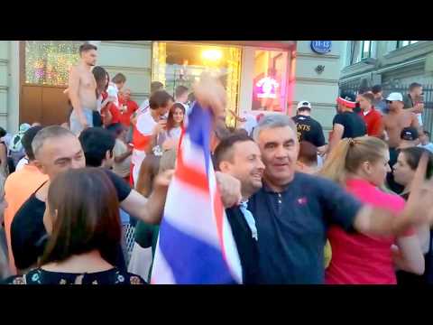 ЧМ-2018.  Английские болельщики. 12.07.2018   (21.28).