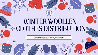 Winter Woollen Clothes Distribution at Dwarka District Courts, New Delhi;?>