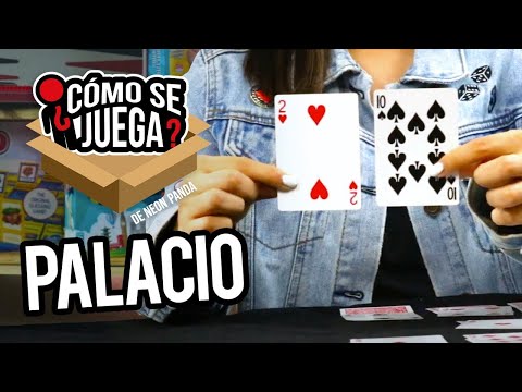 How to play - PALACE (Card game with English deck or playing cards)