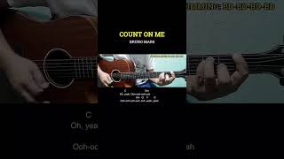 Count On Me - Bruno Mars  Easy Guitar Tutorial wit