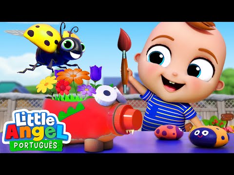 Capa de Joãozinho Usa a Criatividade na Escolinha! | Canal do Joãozinho - Little Angel Português