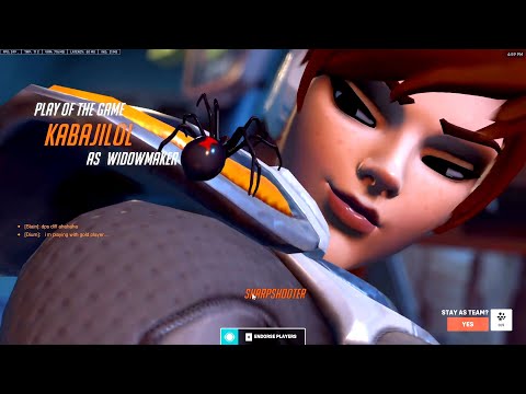 KABAJI WIDOW AND TRACER - POTG! [ OVERWATCH 2 TOP 500 SEASON 2 ]