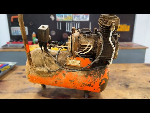 Restore The Broken Air Compressor to Normal Working Condition // Amazing Restoration Projects