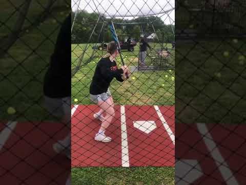 Brenna Blume 2022 Catcher ~ May 12, 2020 Hitting Lesson