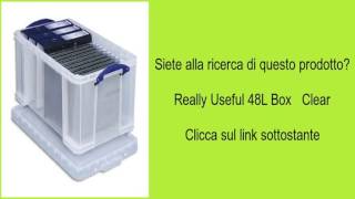 Really Useful 48L Box   Clear